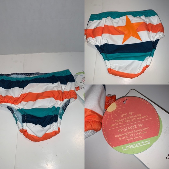Lassig Swim Nwt Lassig Baby Swin Diaper Multistripe Poshmark